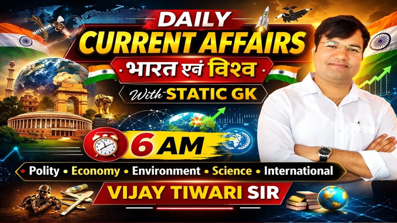 11 March Daily Current Affairs – भारत एवं विश्व (With Static GK)🔥🌍 DAILY CURRENT AFFAIRS | Class 346