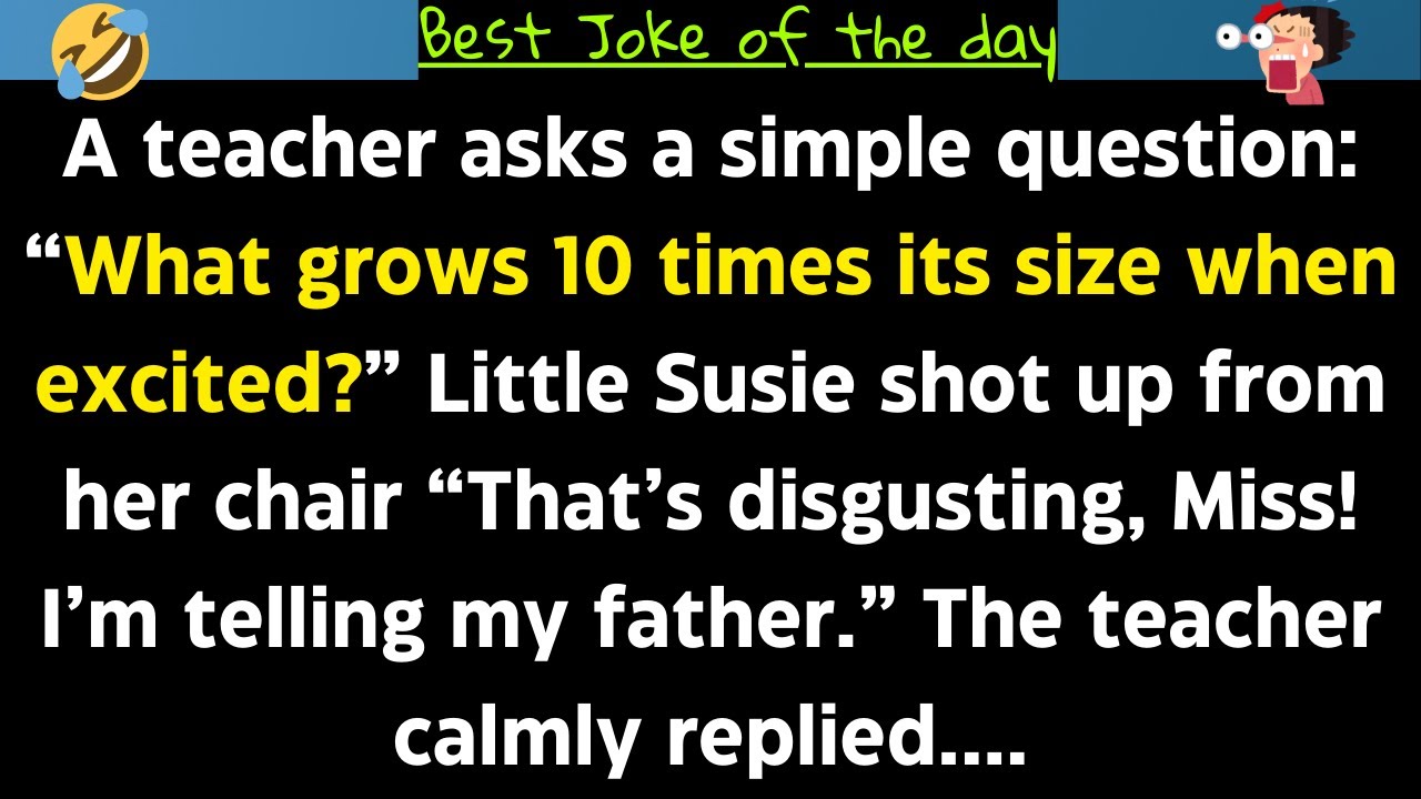 🤣A Teacher Asked One Question… and the Whole Class Froze #jokes