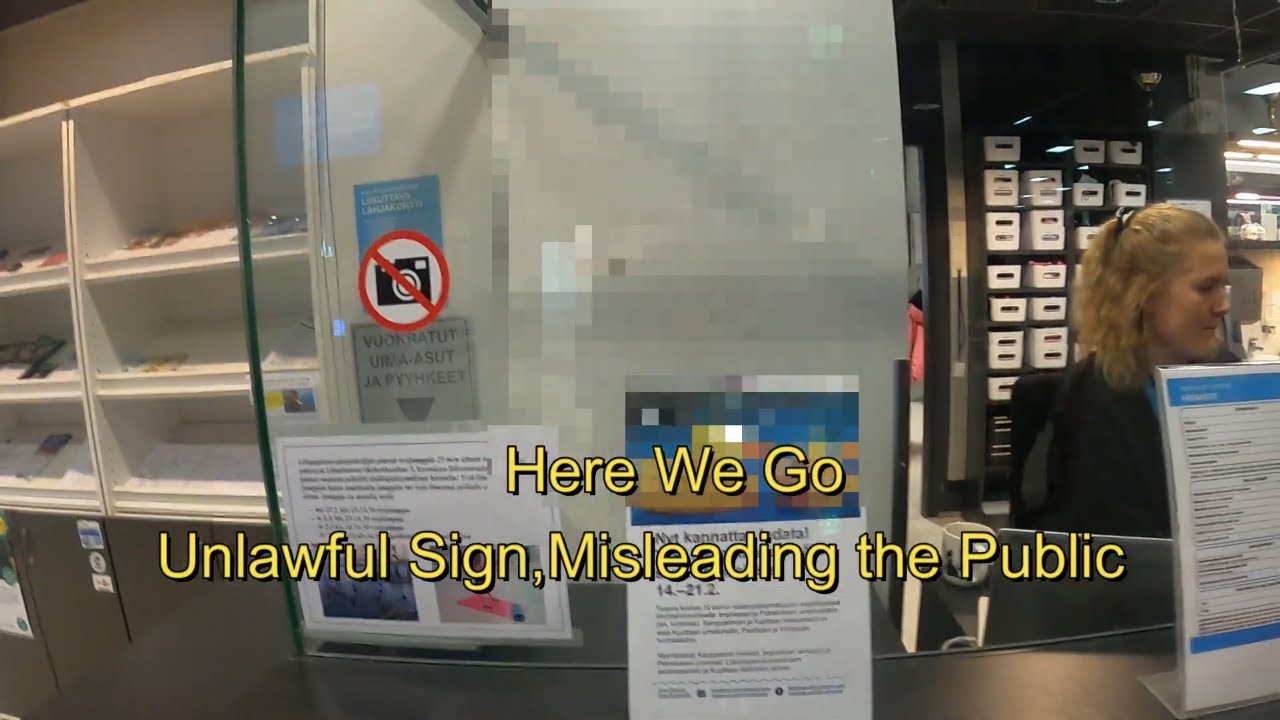 Impivaaran uimahalli.Unlawful Sign.Finland.Turku City, #audit #auditing