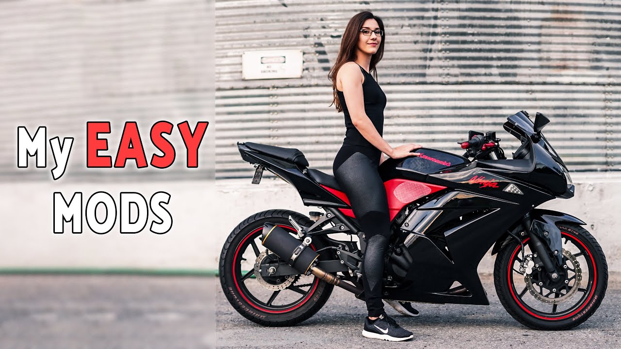 Making a Ninja 250 Look Sexy AF! (ANY BIKE: easy mods)