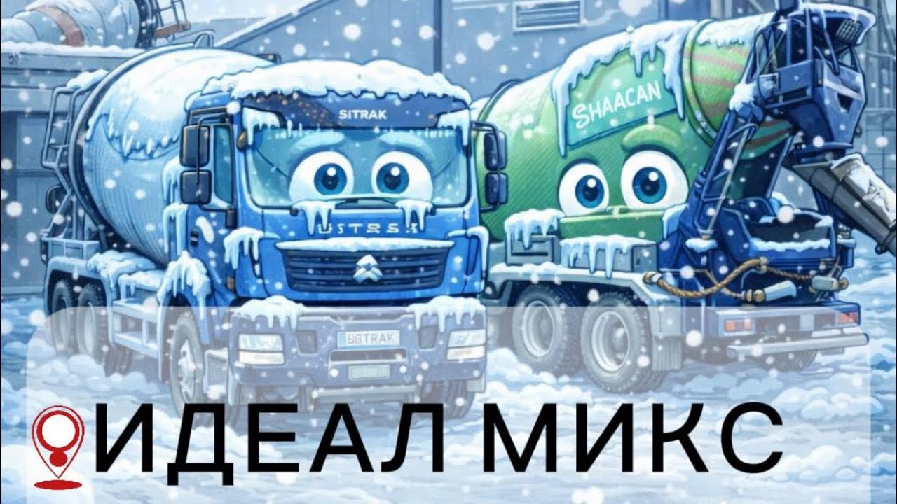 Отгрузка бетона в зимний период 🥶