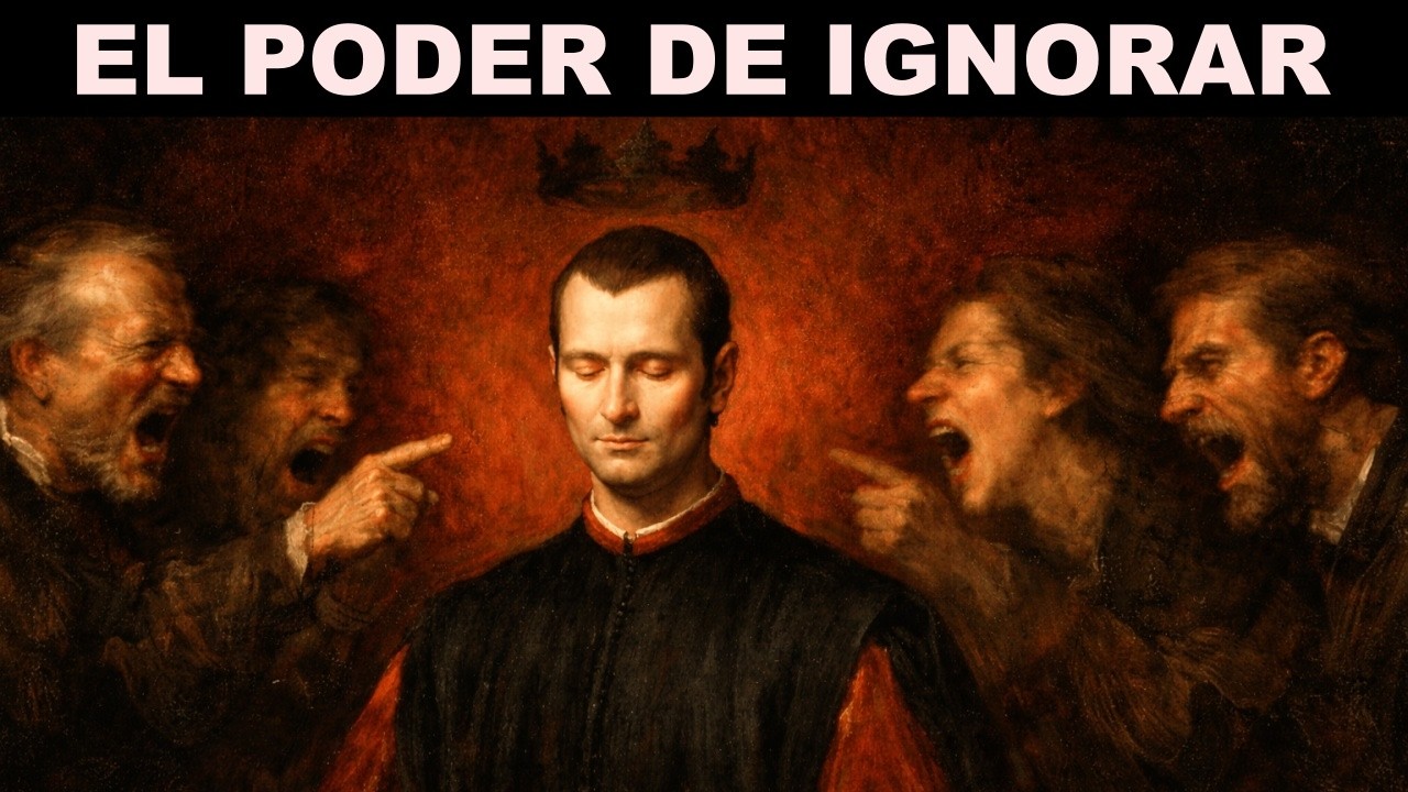 El arte brutal de ignorar personas — psicología oscura de Maquiavelo