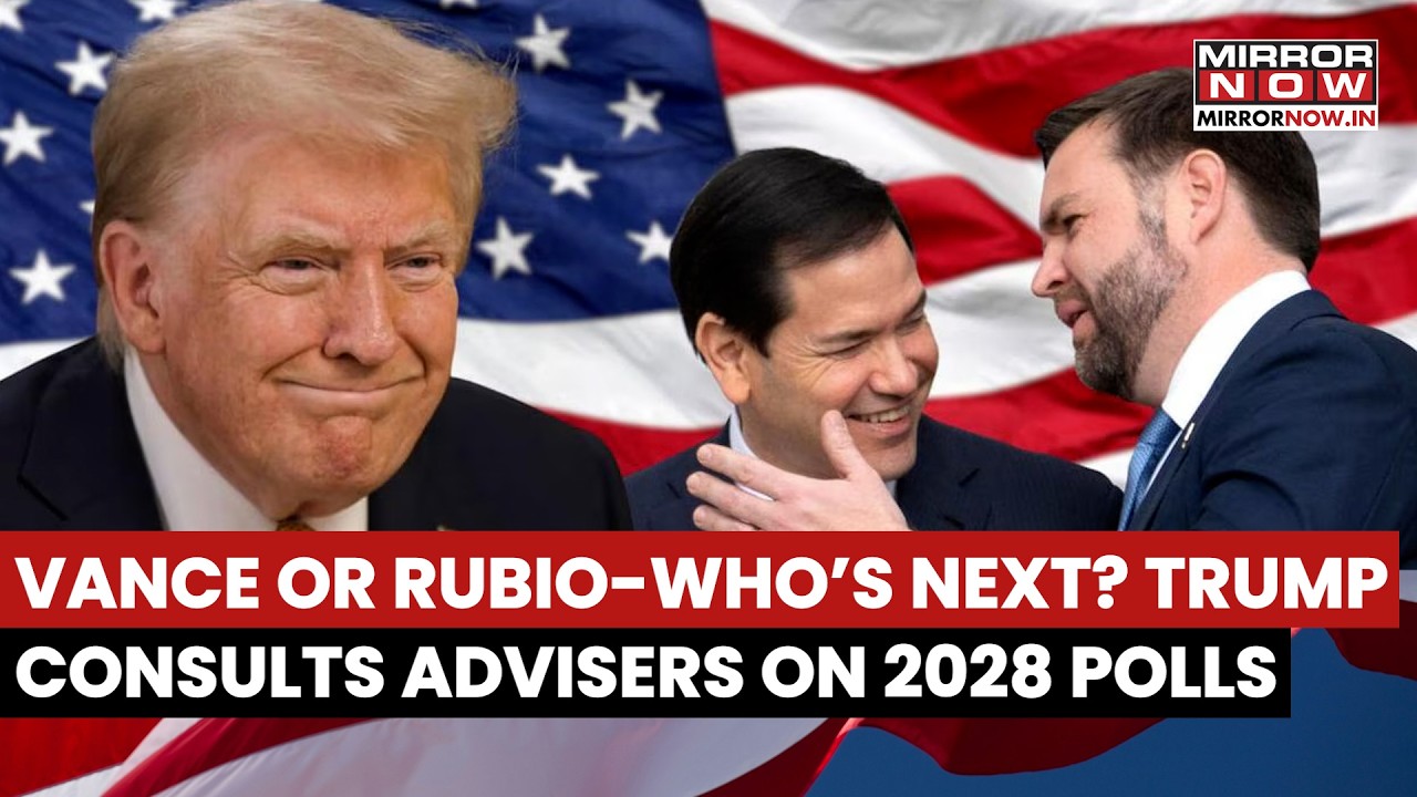 US: JD Vance Or Marco Rubio As Trump’s Successor? 'Trump Planning Succession Ahead Of 2028 Polls'