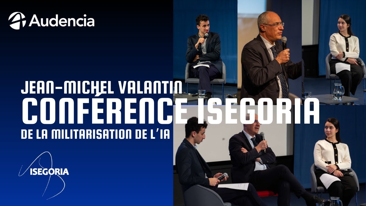Conférence ISEGORIA - JM Valantin - De la militarisation de l'IA - 10 12 24