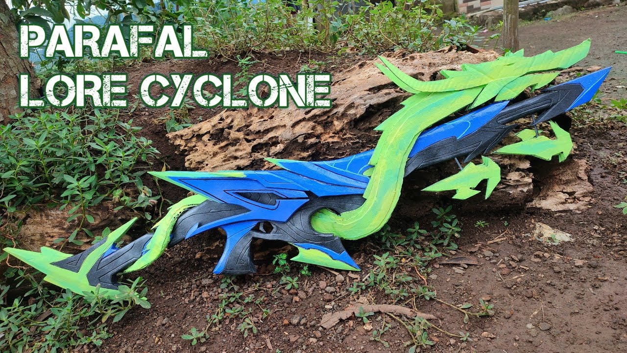 Membuat Evogun parafal LORE CYCLONE dari kayu dan kardus | Free fire