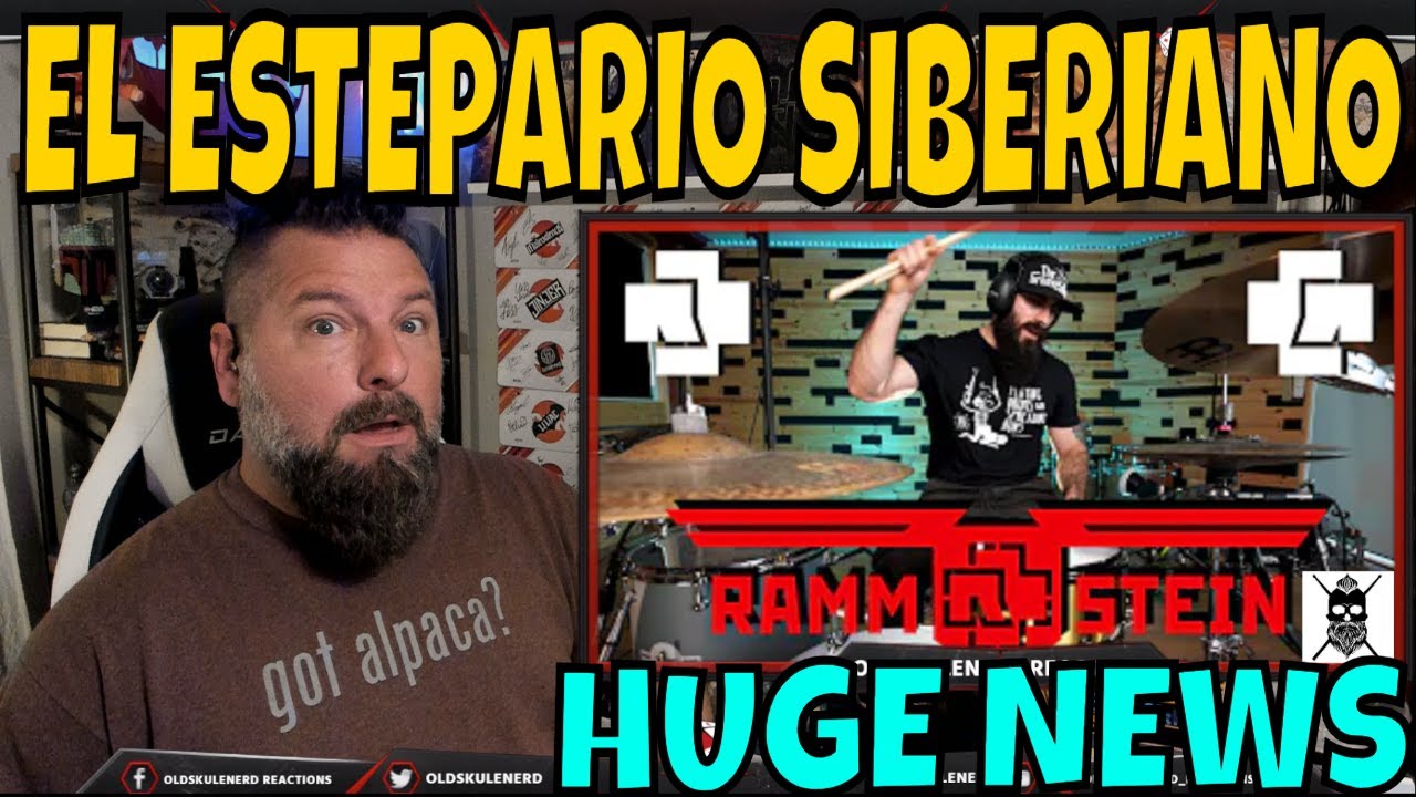 DRUMMER REACTS to El ESTEPARIO SIBERIANO - RAMMSTEIN - DU RIECHST SO GUT