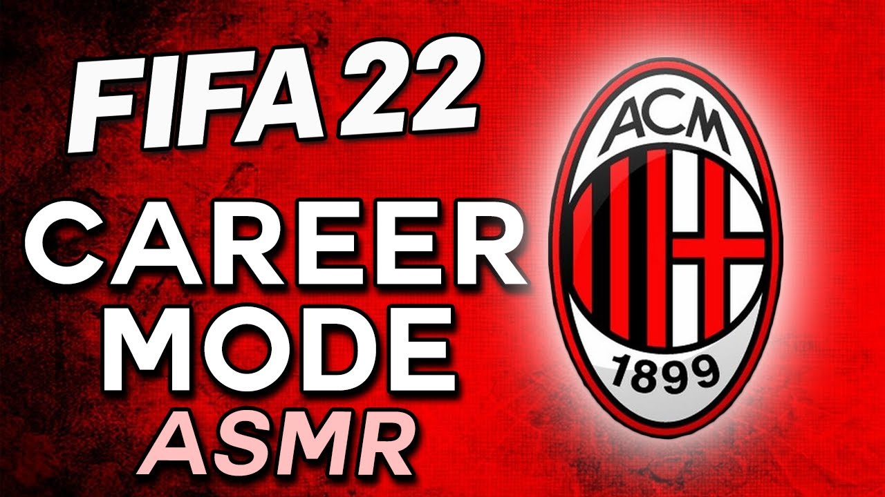 🔴⚫⚽ [ASMR] Welcome to AC Milan | FIFA 22 Career Mode #1 | Controller Sounds & Whispering! 🎮⚫🔴