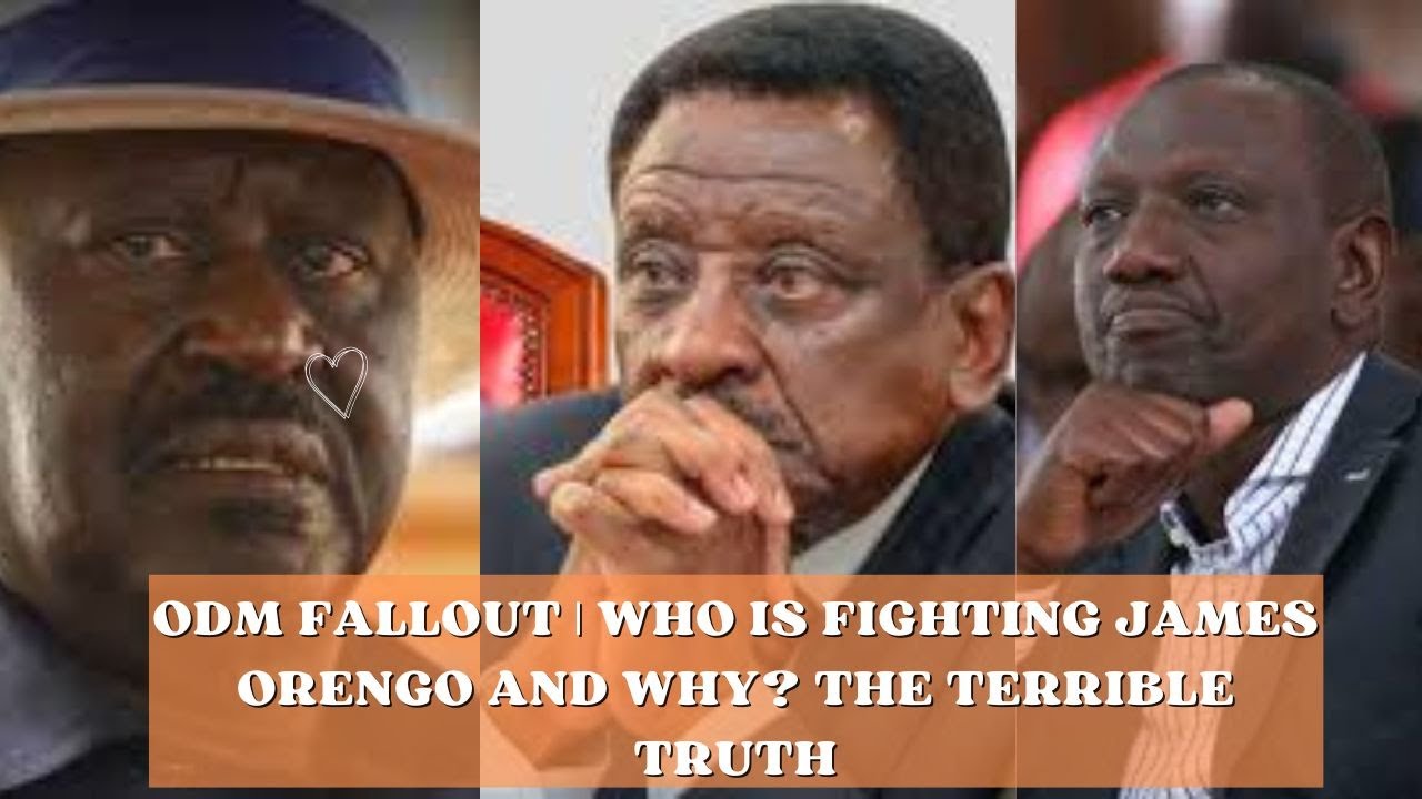 ODM FALLOUT | WHO IS FIGHTING JAMES ORENGO AND WHY? THE TERRIBLE TRUTH