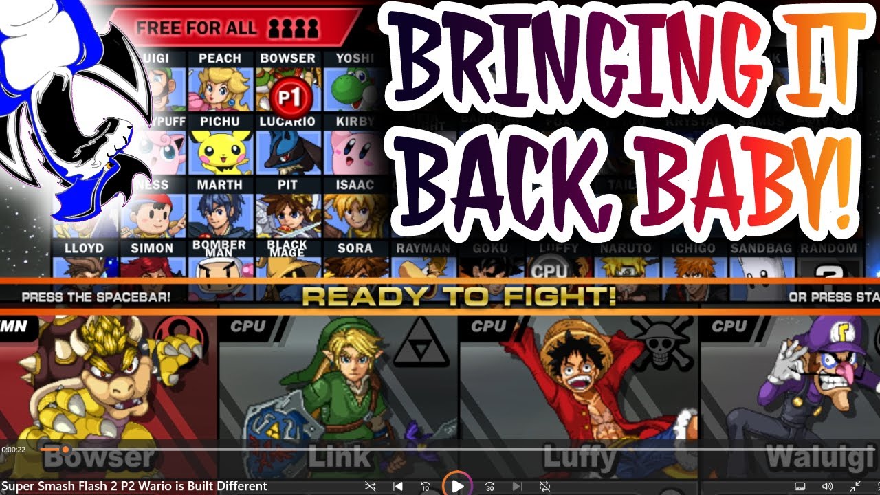 👊Super Smash Flash 2: Bringing back the MAYHEM👊