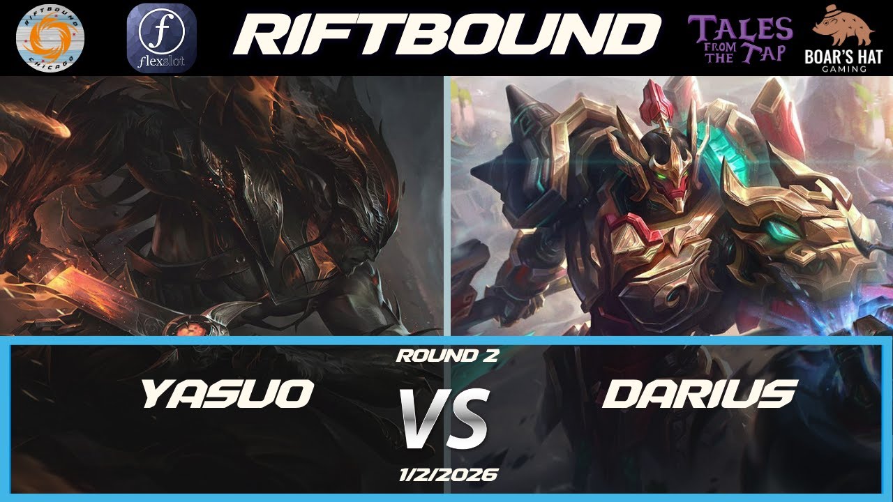 Yasuo VS Darius  [Riftbound Gameplay Round 2]