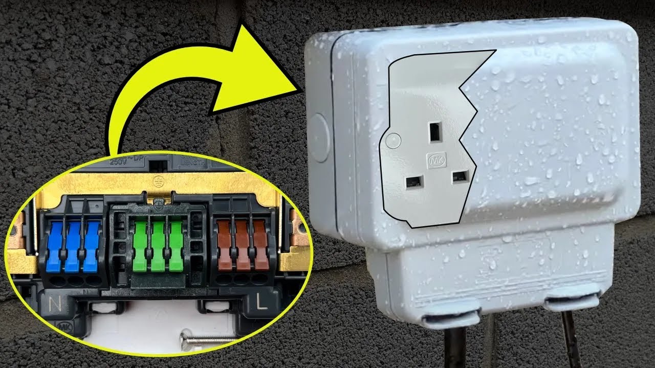 How to  EASILY install an Outdoor Socket - MK Master Seal Plus with Rapid Fix