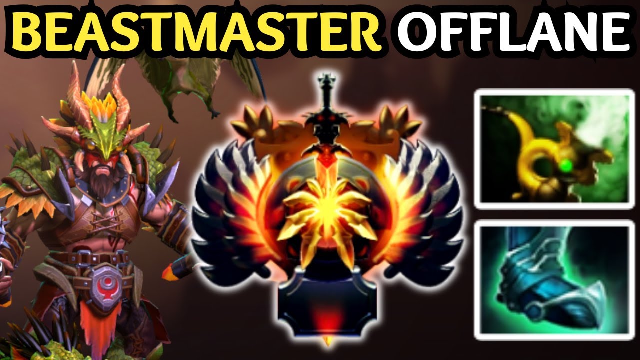 🔥 BEASTMASTER OFFLANE — YOU’RE SEEN 😈 YOU’RE DEAD | DOTA 2 🔥