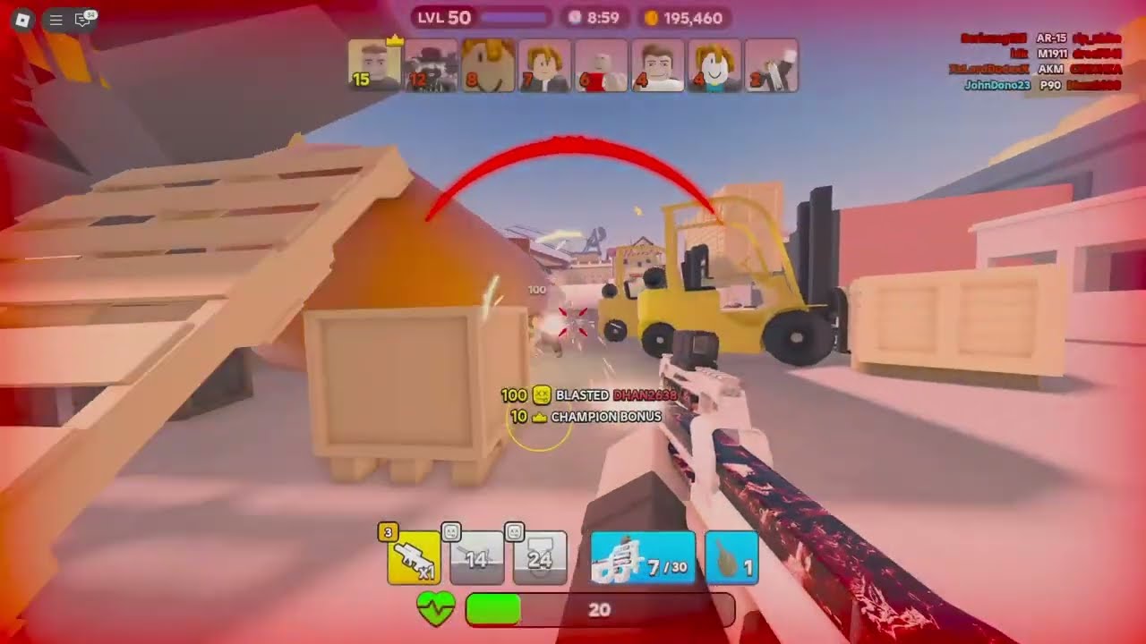 This P90 Build MELTS in Roblox Combat Arena