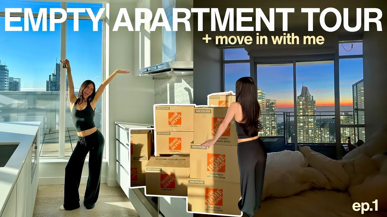 EMPTY APARTMENT TOUR + MOVE IN WITH ME 🔑 | 2026
