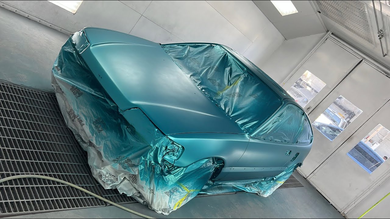 Complete Paint Job on Honda CR-X Si #jdm #crxcommunity #tahitiangreen #satisfying #honda #gopro