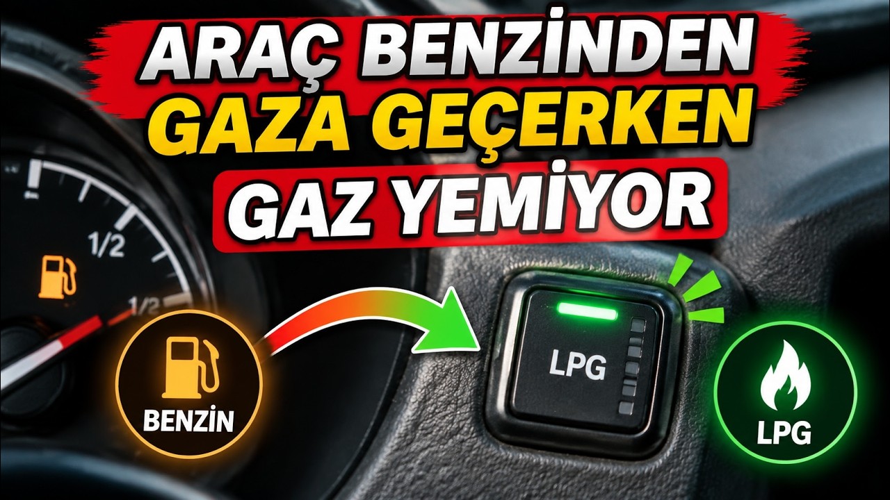 Araç Benzinden Gaza Geçerken Gaz Yemiyor ve Benzinden Lpg'ye Geçerken Stop Etme Sorunu Oluyor İse...