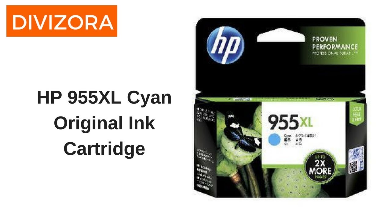 HP 955XL Cyan Original Ink Cartridge