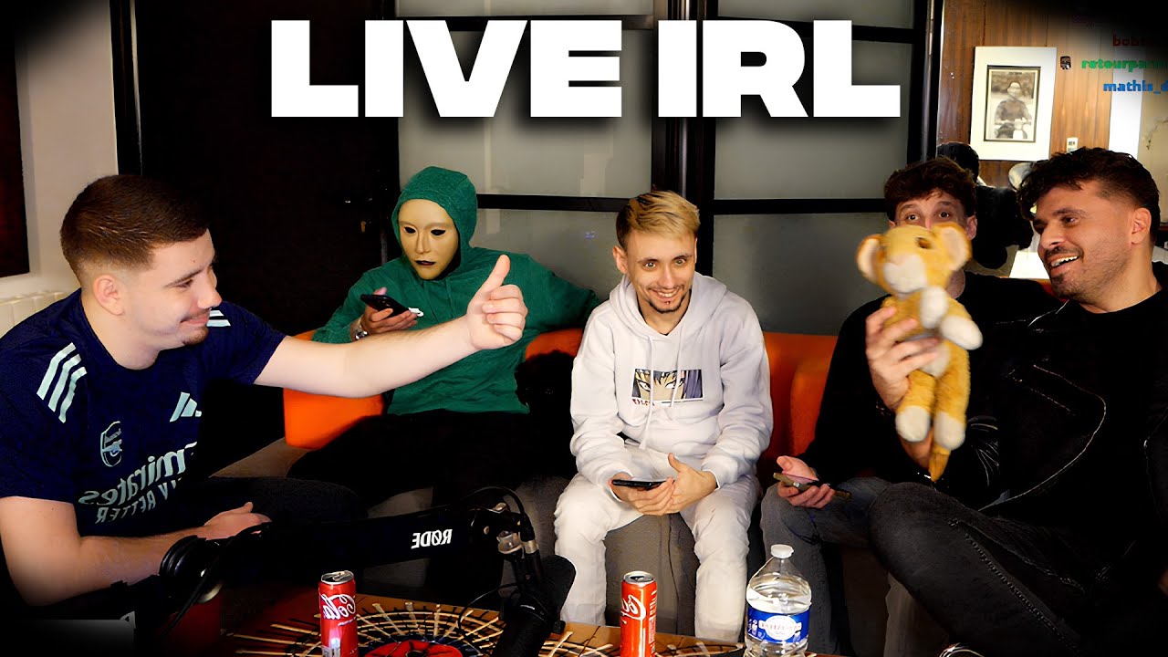 LIVE IRL CARMINE, FOUFA, KEZEN ET LE PNJ (Rediffusion)