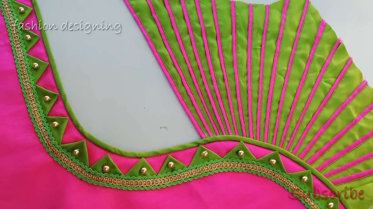 how to stitch back neck design step by step |  fashion designing