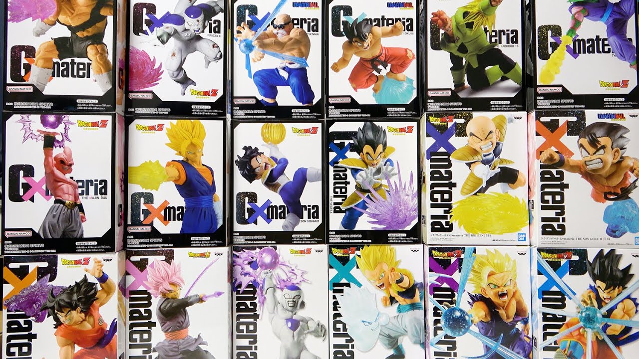 ドラゴンボールのポーズ最強プライズフィギュア「G×materia」全18種類を開封！