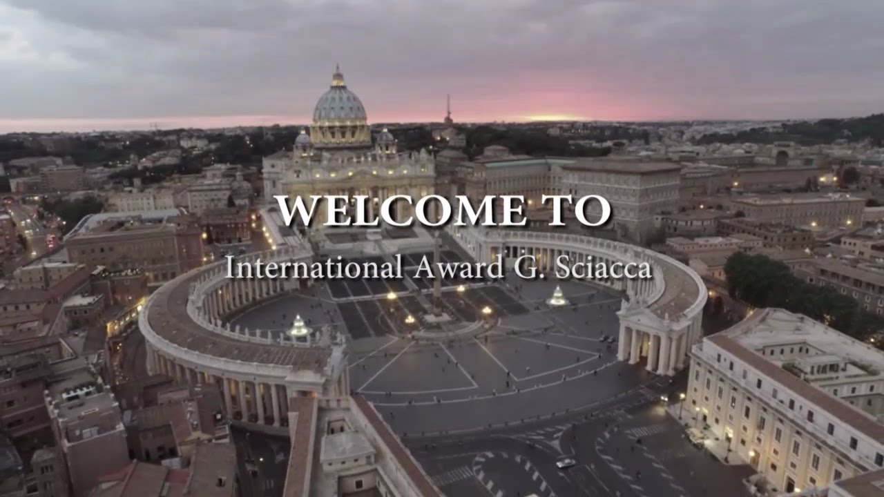 International Award Giuseppe Sciacca Awards Intro