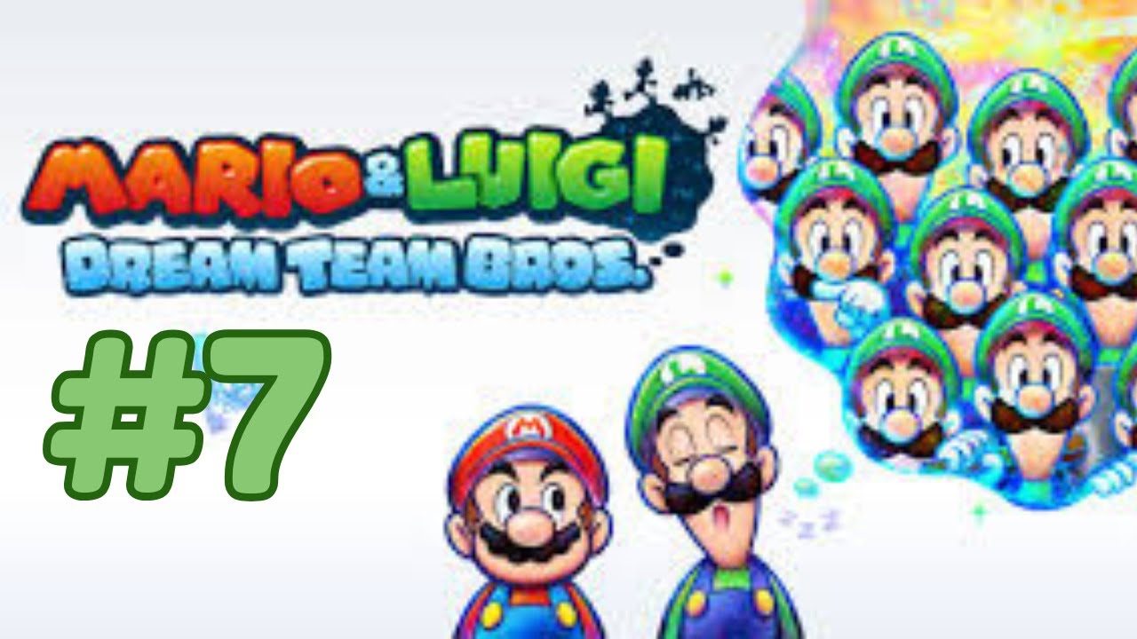 Mario & Luigi: Dream Team (2013) #7 - Full Game Walkthrough In 8K (3DS) - Climbing Mount Pajamaja