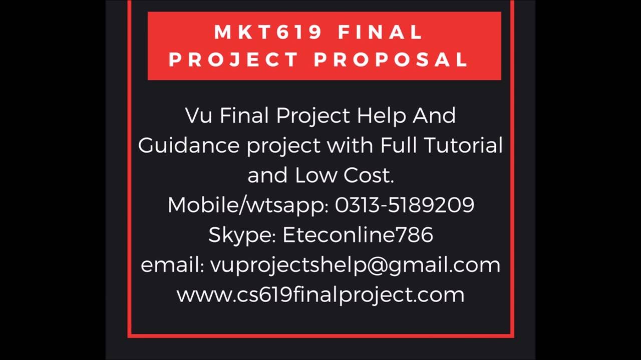MKT619 Final Project Proposal