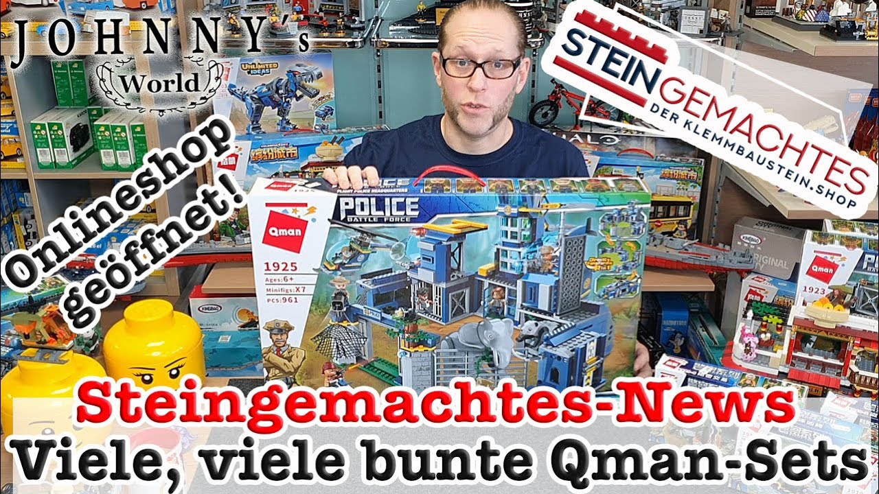 Steingemachtes News - viele, viele bunte Qman-Sets
