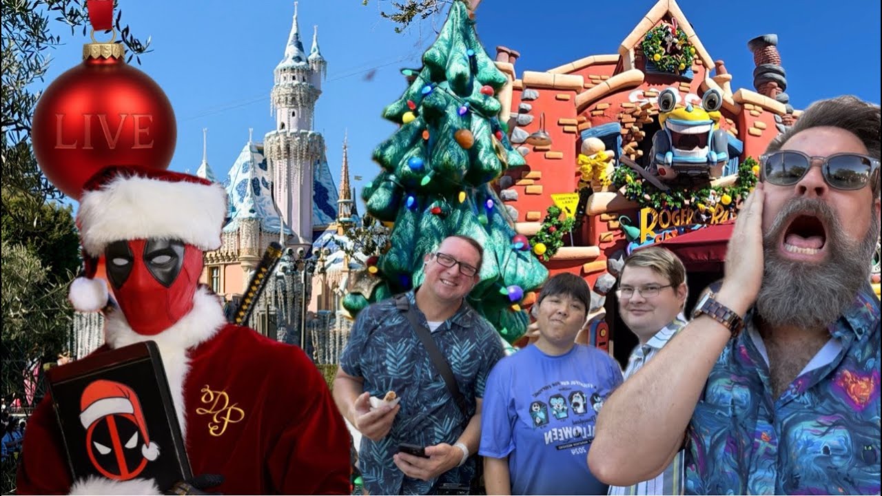 🔴 DISNEYLAND LIVE: Ghosts Out, Garland In, Deadpool Returns & Holiday Hijinks!