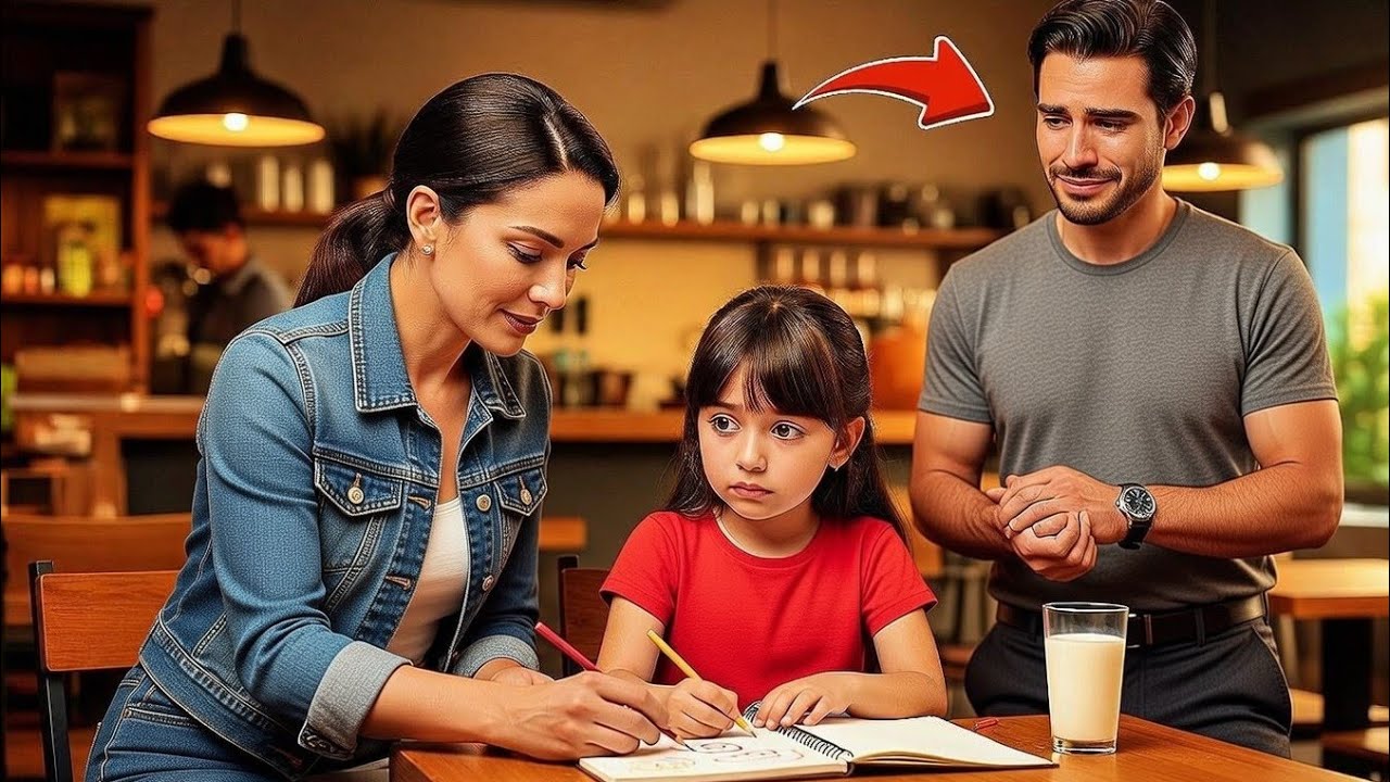 MILLONARIO VE A UNA MESERA AYUDANDO A SU HIJA TRISTE TODAS LAS MAÑANAS — SU REACCIÓN LA HIZO LLORAR