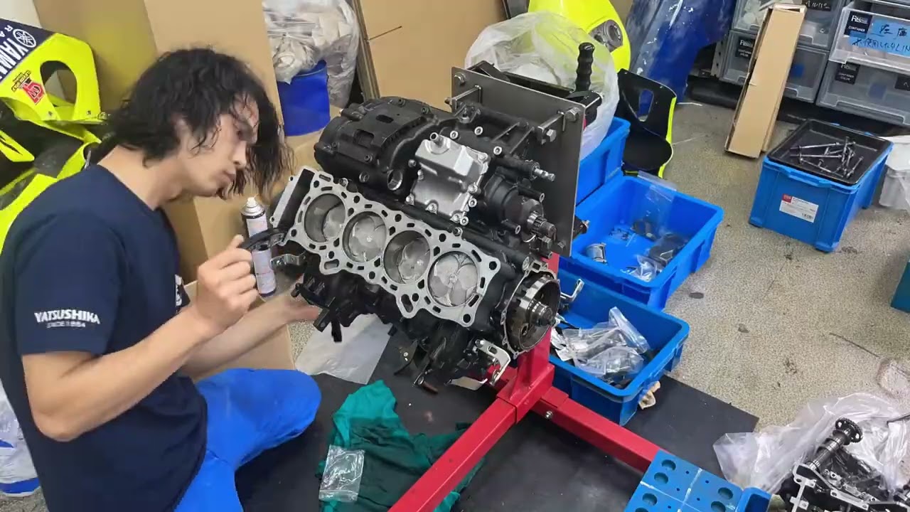 YAMAHA YZF-R1 Engine Overhaul / YAMAHA YZF-R1 エンジンオーバーホール