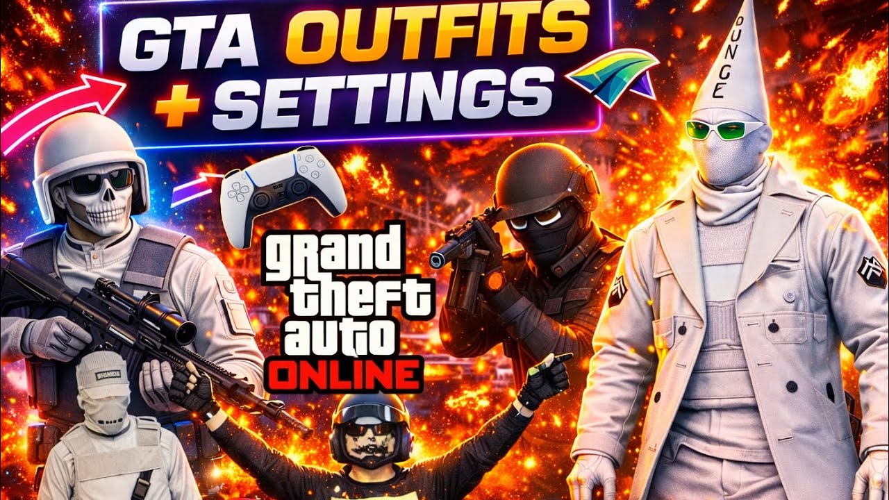 🎮💥 From NOOB to DEMON 😈 | GTA Outfits + Settings Guide 🔥(SLOW SETTINGS)🔥