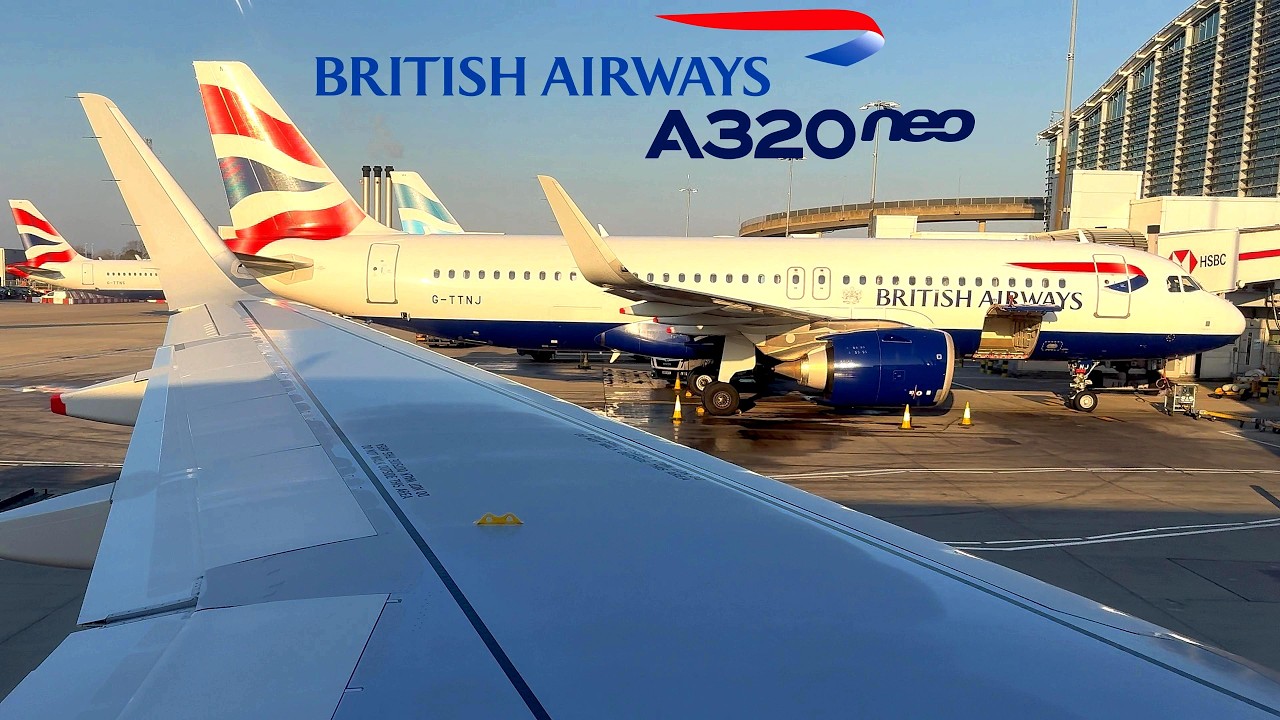 🇬🇧 London Heathrow LHR - Paris CDG 🇫🇷 British Airways Airbus A320neo [FULL FLIGHT REPORT]