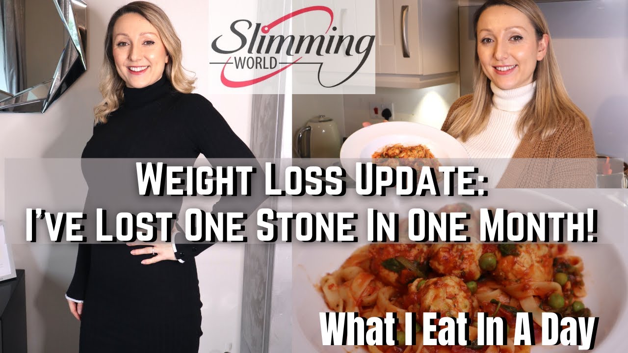 Slimming Word Update: 1 stone lost in 1 month! - What I Eat In A Day to Lose Weight