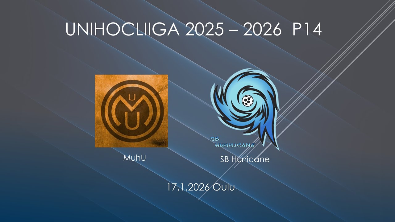 MuhU - SB Hurricane, Unihocliiga P14, 17.1.2026