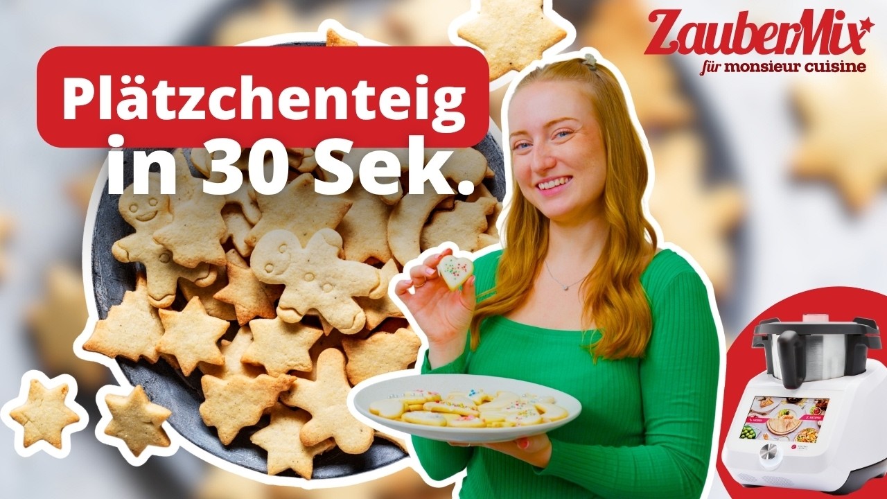 🍪 Perfekte Pl&auml;tzchen in nur 3 Schritten | Monsieur Cuisine Rezept