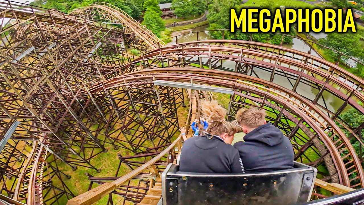 MEGAPHOBIA - Oakwood Wooden Roller Coaster POV (Defunct)