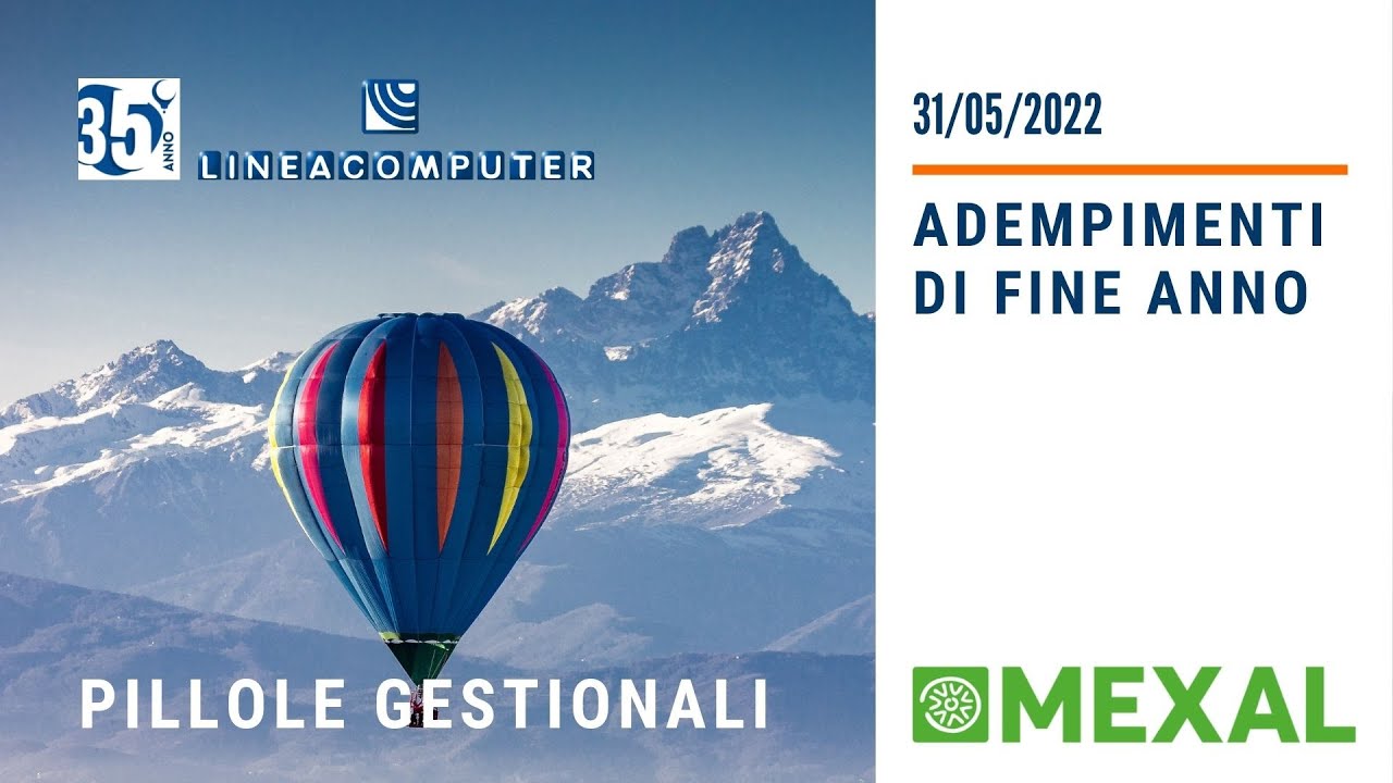 Mexal - Adempimenti fiscali di fine anno (ratei e risconti, cespiti, beni in leasing)