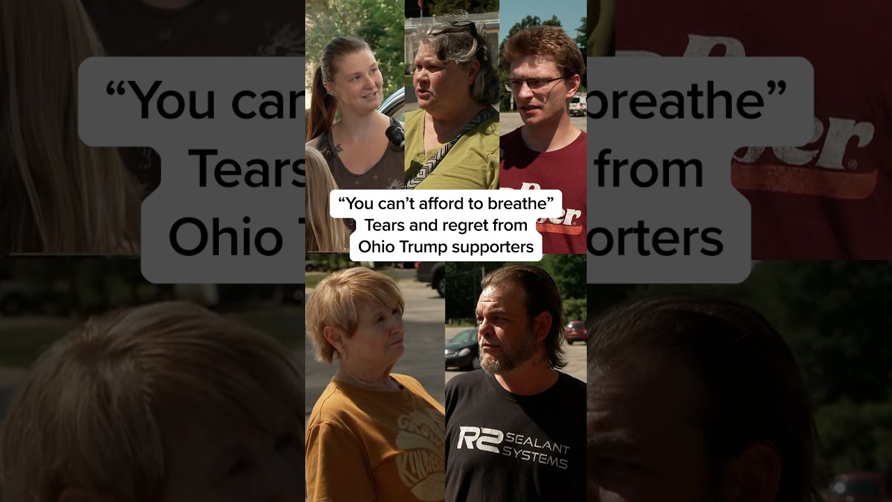 'You can't afford to breathe': Tears and regret from Ohio Trump supporters