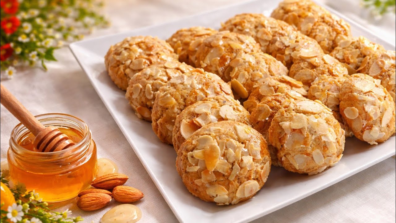 Solo pochi ingredienti per biscotti alle mandorle perfetti!