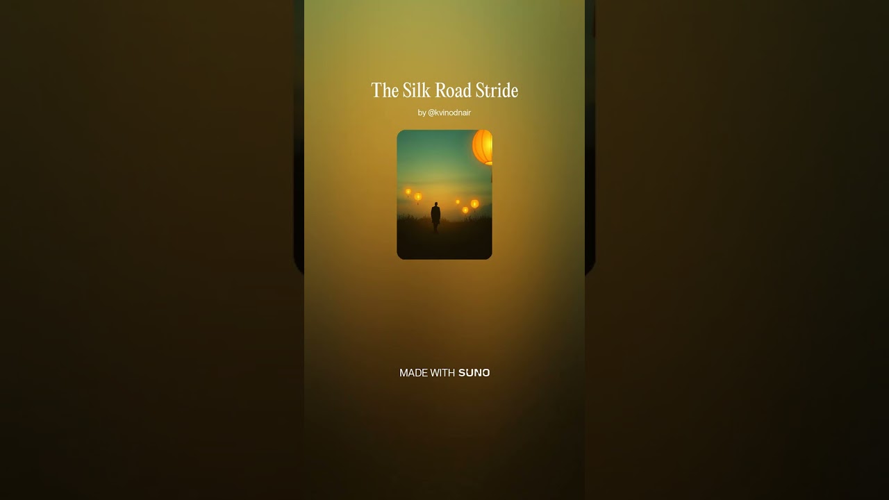 The Silk Road Stride - AI Music - Suno - Fusion Carnatic Turkish