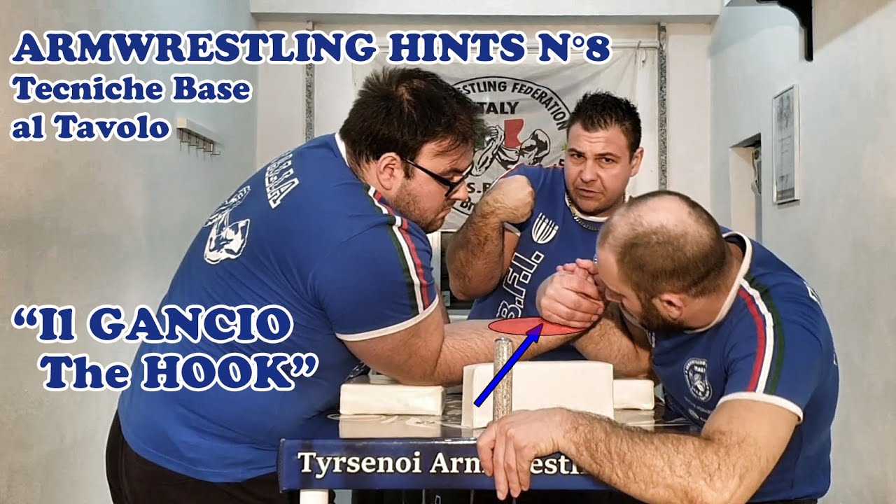 Armwrestling Hints 08  -  Tecniche Base al Tavolo  -  Il GANCIO / The HOOK