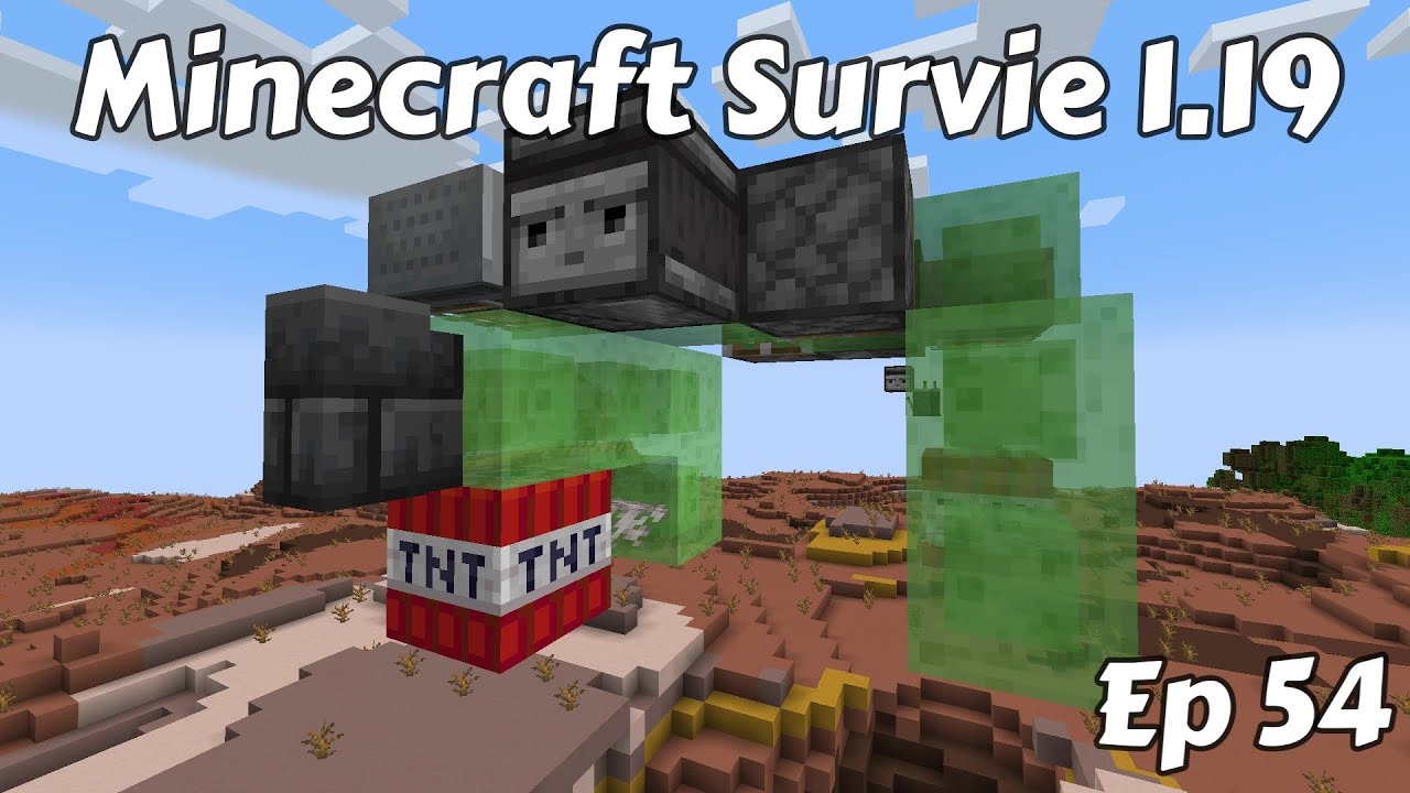 [Ep54] MACHINES VOLANTES et DUPLICATEURS DE TNT — Survie Minecraft 1.19
