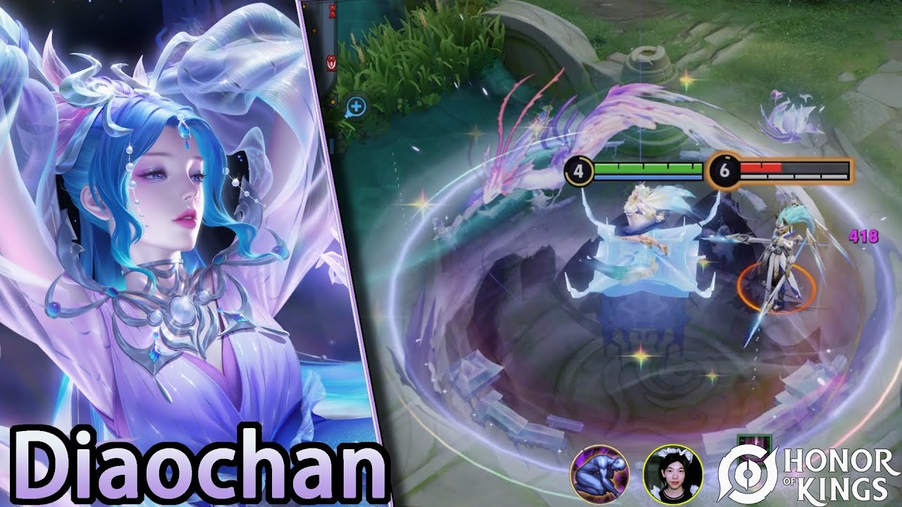 Honor of Kings（Diaochan）One of the most beautiful skins｜Uma das skins mais bonitas