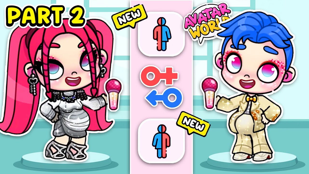 AVATAR WORLD 💖 GENDER SWAP?! 😱 What If Everything Changed ♂️♀️ | Part 2