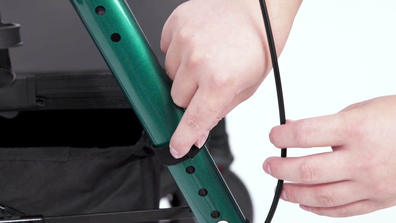 Strollaid Heavy Duty Upright Rollator Walkers Assembly Video（S9325）