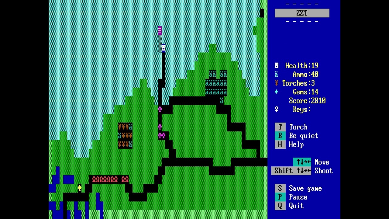 [TAS] DOS Best of ZZT 