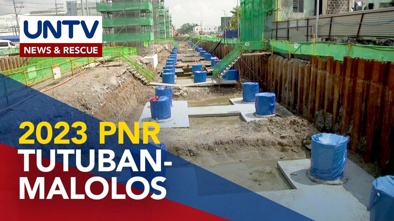 PNR Tutuban-Malolos, bubuksan sa 2023; konstruksyon, nasa 20% na