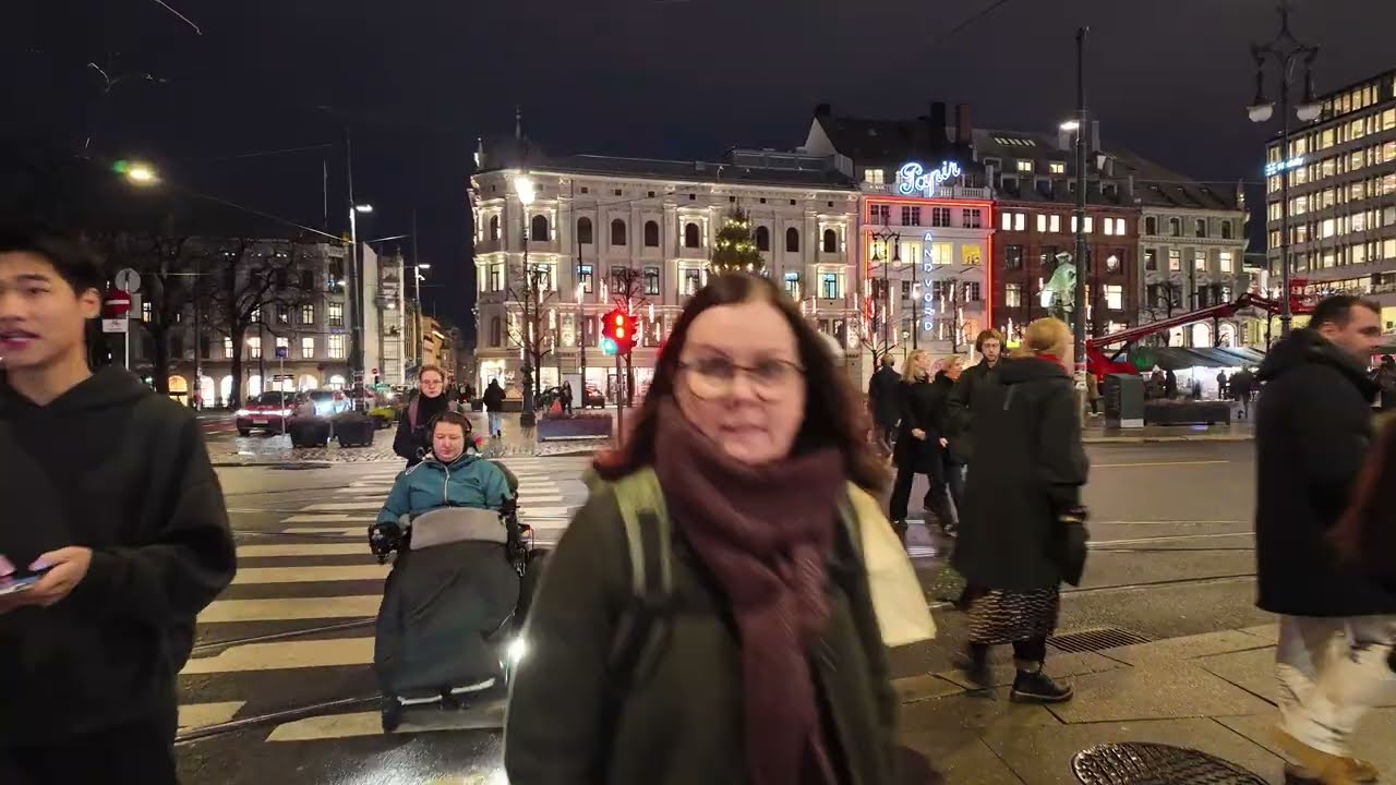 Oslo Winter Night Walk - Experience Oslo after dark 🇳🇴