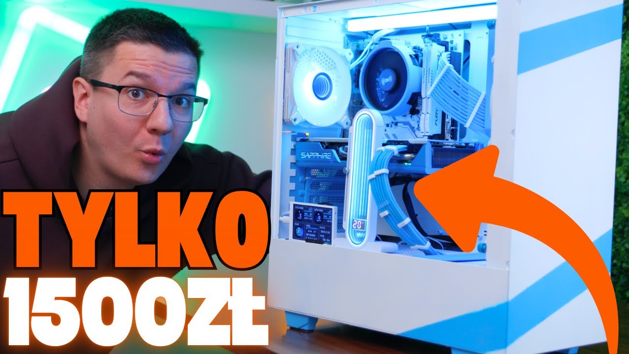 🔥GIVEAWAY KOMPUTERA🔥 za 1500zł? 💙NIEBIESKI PC💙| Flexispot E7 Pro
